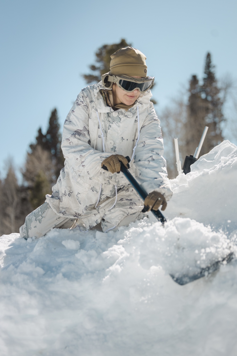 Marines with V1/6 set up camp during MTX 2-25