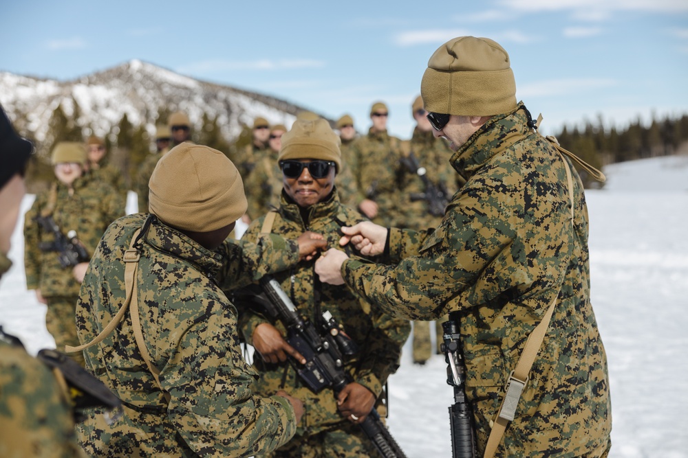 Marines with V1/6 patrol during MTX 2-25