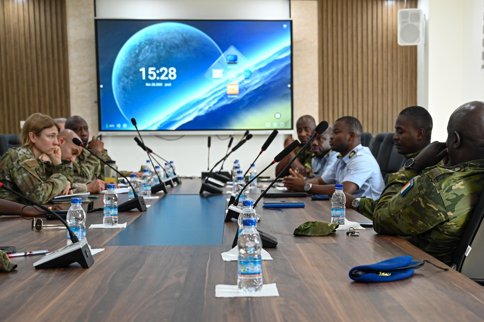 US Africa Command Conducts Site Visit to Ivorian Air Force Headquarters