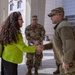 Wife of the Sergeant Major of the Army Visits Eighth Army