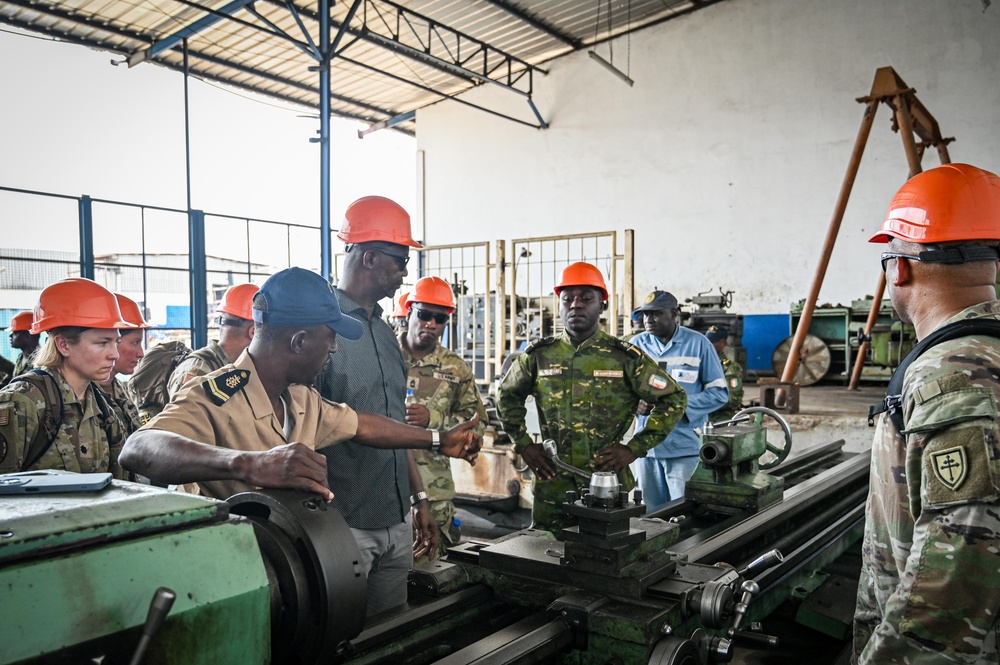 US Africa Command Conducts Site Visit to Ivorian Naval Shipyard