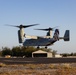 U.S. Marine Corps MV-22B Osprey and U.S. Navy C-130T Hercules aircraft provide assault support to Marines with MWSS-272