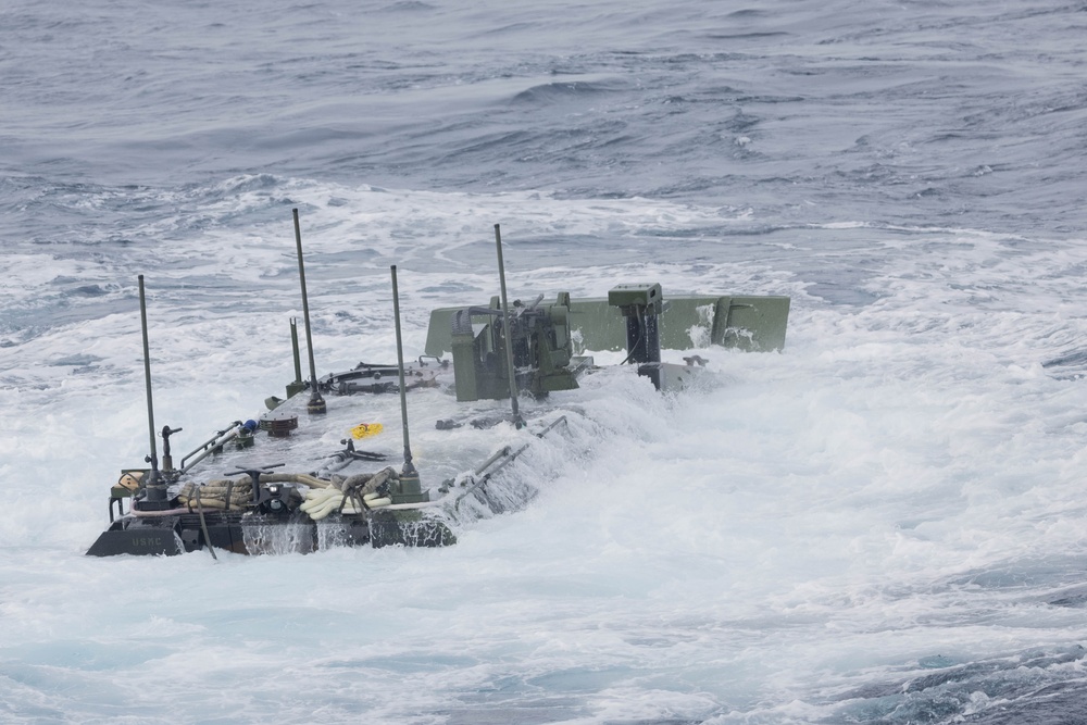 4th Marines ACVs Debark and Embark on the USS Rushmore for Iron Fist 25
