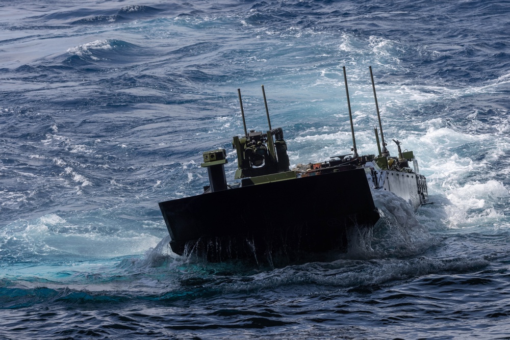 4th Marines ACVs Debark and Embark on the USS Rushmore for Iron Fist 25