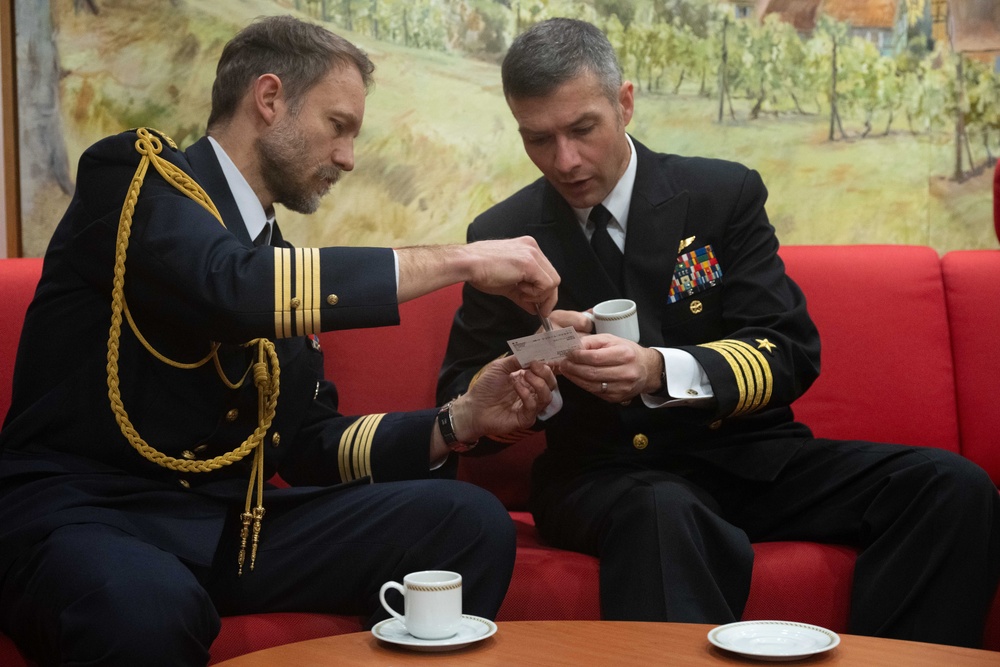 French Navy visits White Beach Naval Facility