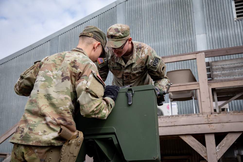 KFOR Soldiers conduct CROWS training