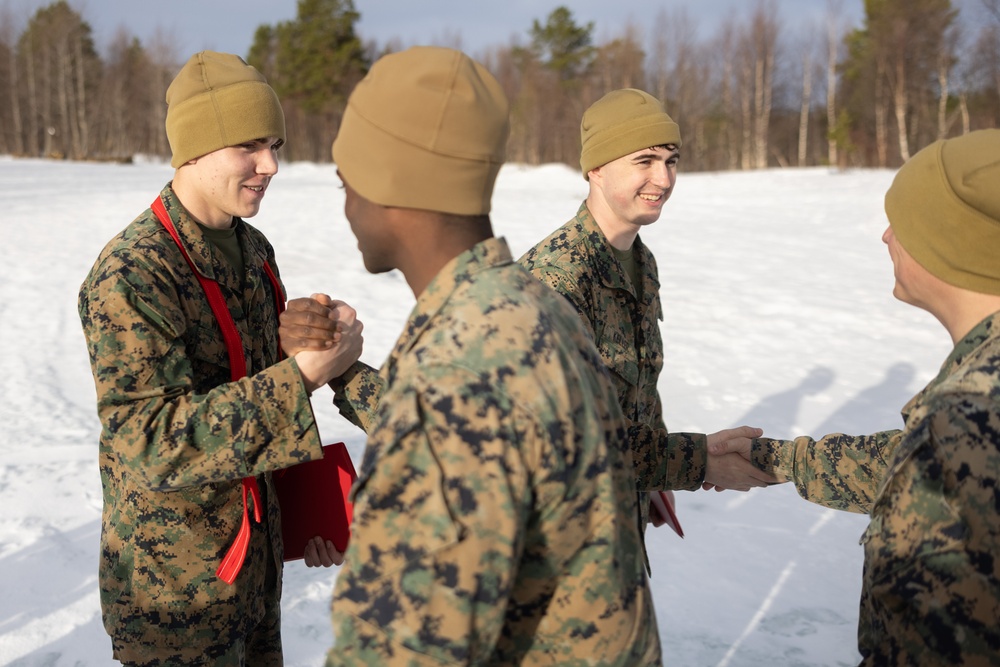 Exercise Joint Viking 25: 2d Regiment Promotion Ceremony