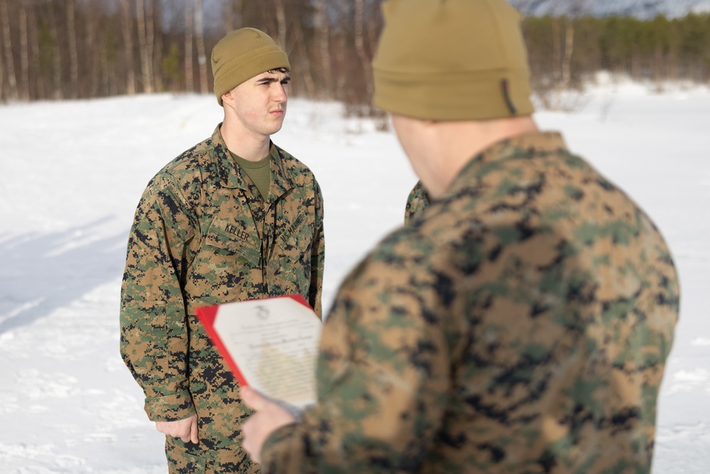 Exercise Joint Viking 25: 2d Regiment Promotion Ceremony