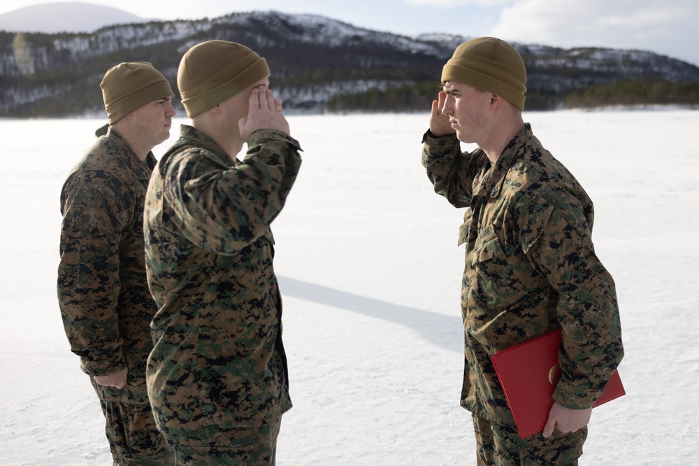 Exercise Joint Viking 25: 2d Regiment Promotion Ceremony