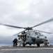 DDG 114 conducts flight operations with HSC 4