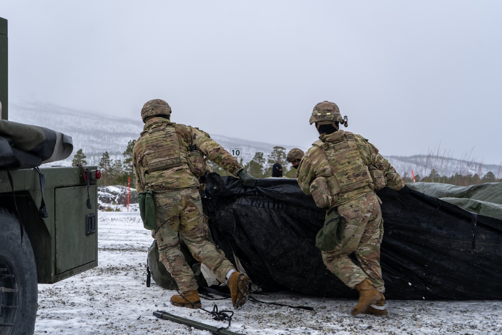 MLRS battalion establishes command and control in Norway during exercise