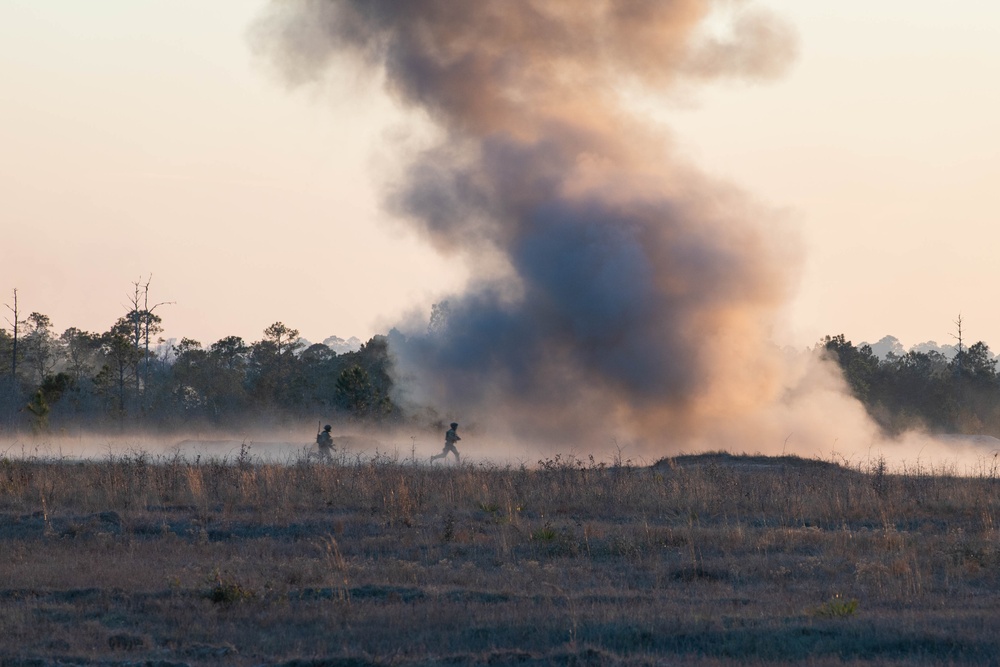 Spartans Participate in Spartan Focus Live Fire Exercise