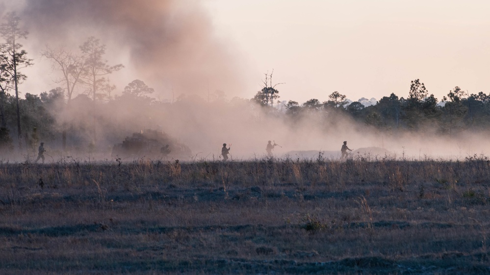 Spartans Participate in Spartan Focus Live Fire Exercise