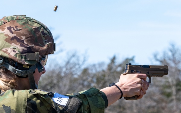 Best Warrior competition 2025 pistol qualification shoot