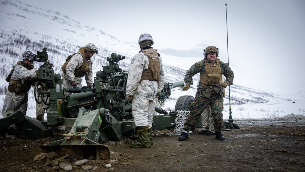 Exercise Joint Viking 25: M777 Howitzer Direct Fire Range