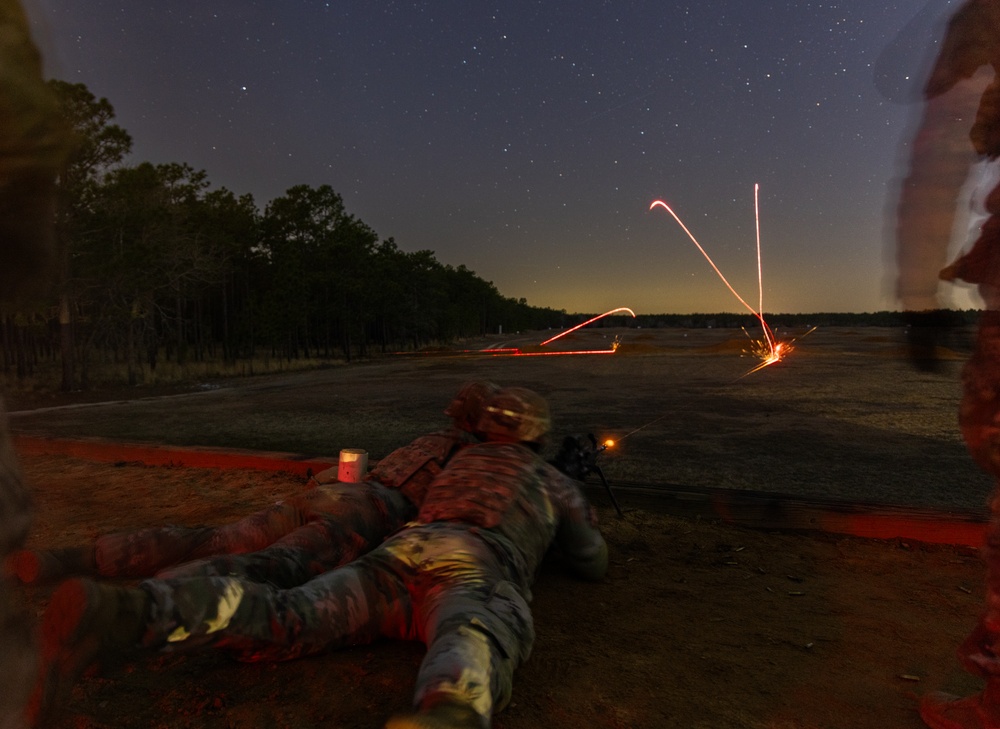82nd ABN DIV BSC 2025: Night M240B/M249 Qualification
