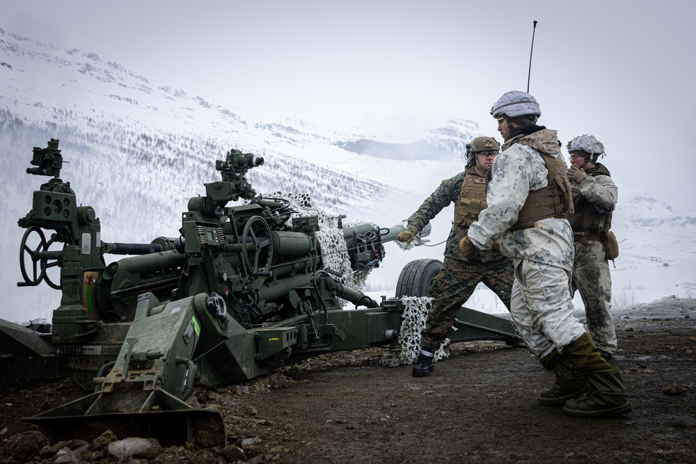 Exercise Joint Viking 25: M777 Howitzer Direct Fire Range