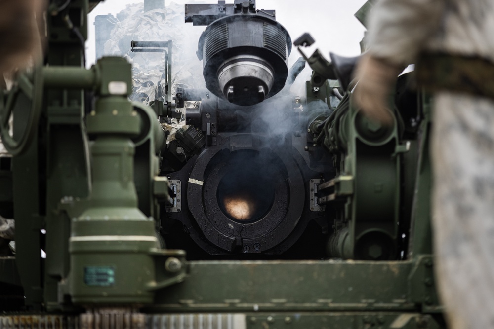 Exercise Joint Viking 25: M777 Howitzer Direct Fire Range