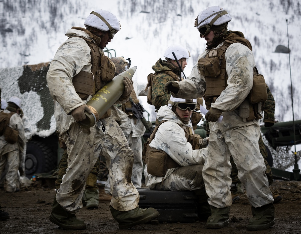 Exercise Joint Viking 25: M777 Howitzer Direct Fire Range