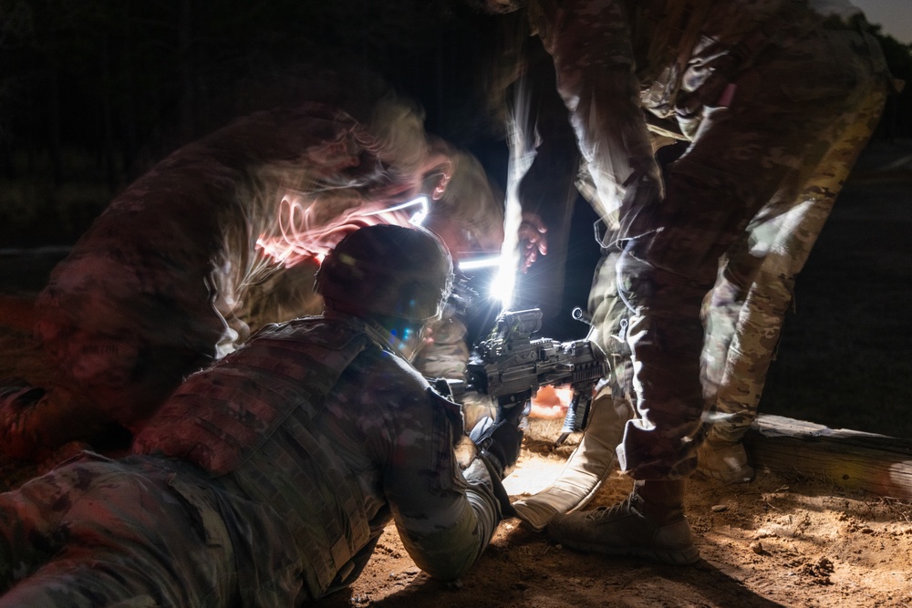 82nd ABN DIV BSC 2025: Night M240B/M249 Qualification