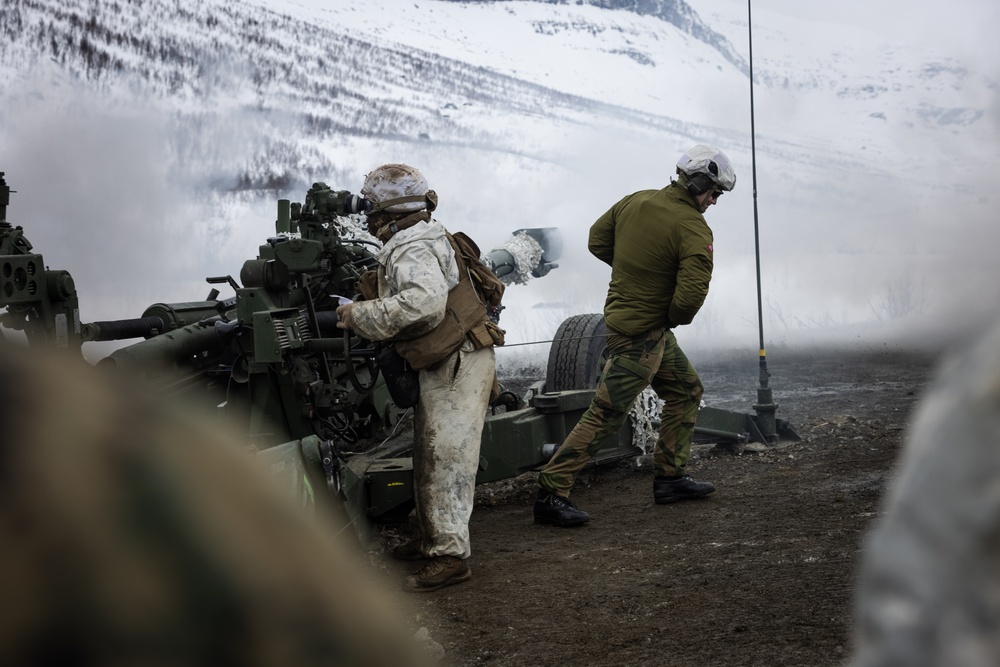 Exercise Joint Viking 25: M777 Howitzer Direct Fire Range