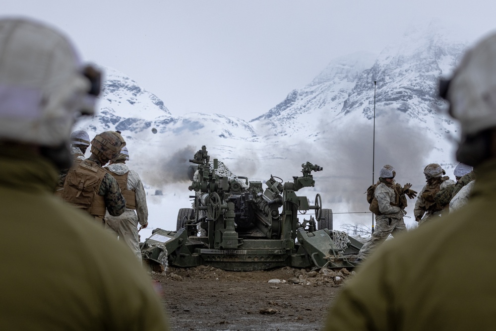 Exercise Joint Viking 25: M777 Howitzer Direct Fire Range