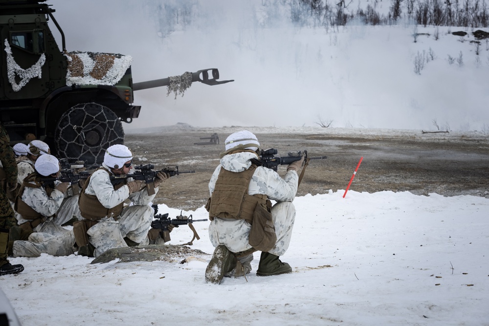 Exercise Joint Viking 25: M777 Howitzer Direct Fire Range