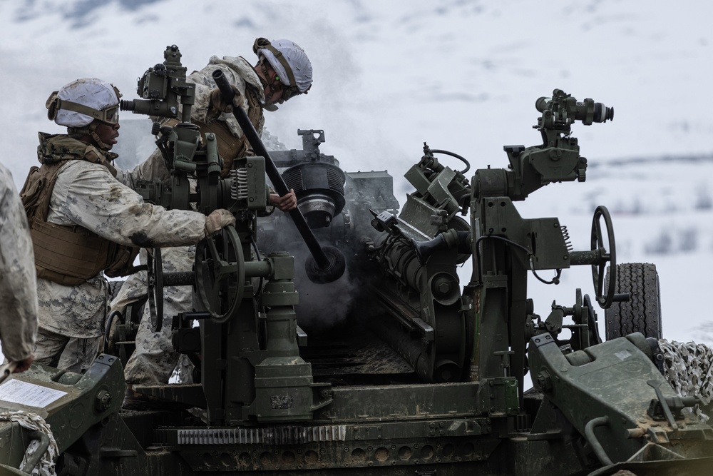 Exercise Joint Viking 25: M777 Howitzer Direct Fire Range