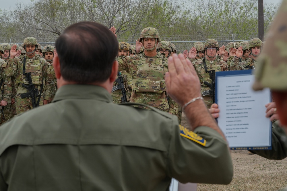 Operation Lone Star Deputization Ceremony