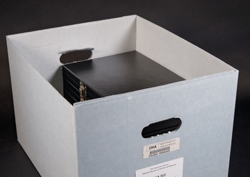 Standard archival storage container, Space Monkey Collection.