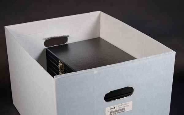 Standard archival storage container, Space Monkey Collection.