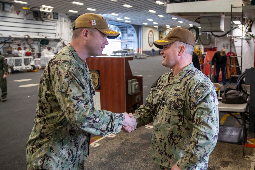 Rear Adm. Peck Tours Makin Island