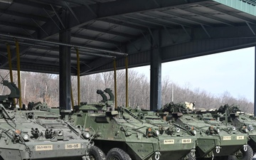 Upgraded Strykers, JLTVs begin arriving in Pennsylvania for 56th SBCT