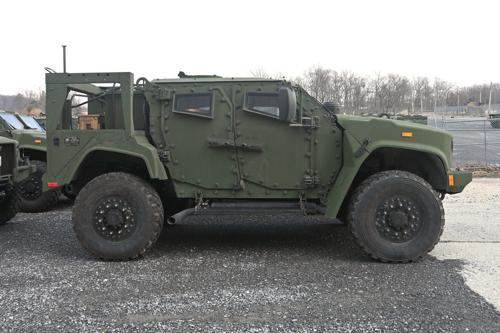 Upgraded Strykers, JLTVs begin arriving in Pennsylvania for 56th SBCT