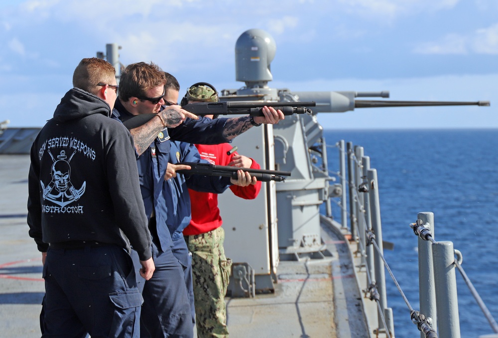 USS Mount Whitney Underway