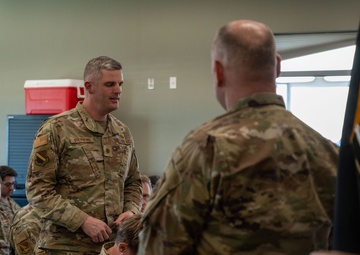 Maj. Gen. Duke A. Pirak Visits the 233rd Space Group