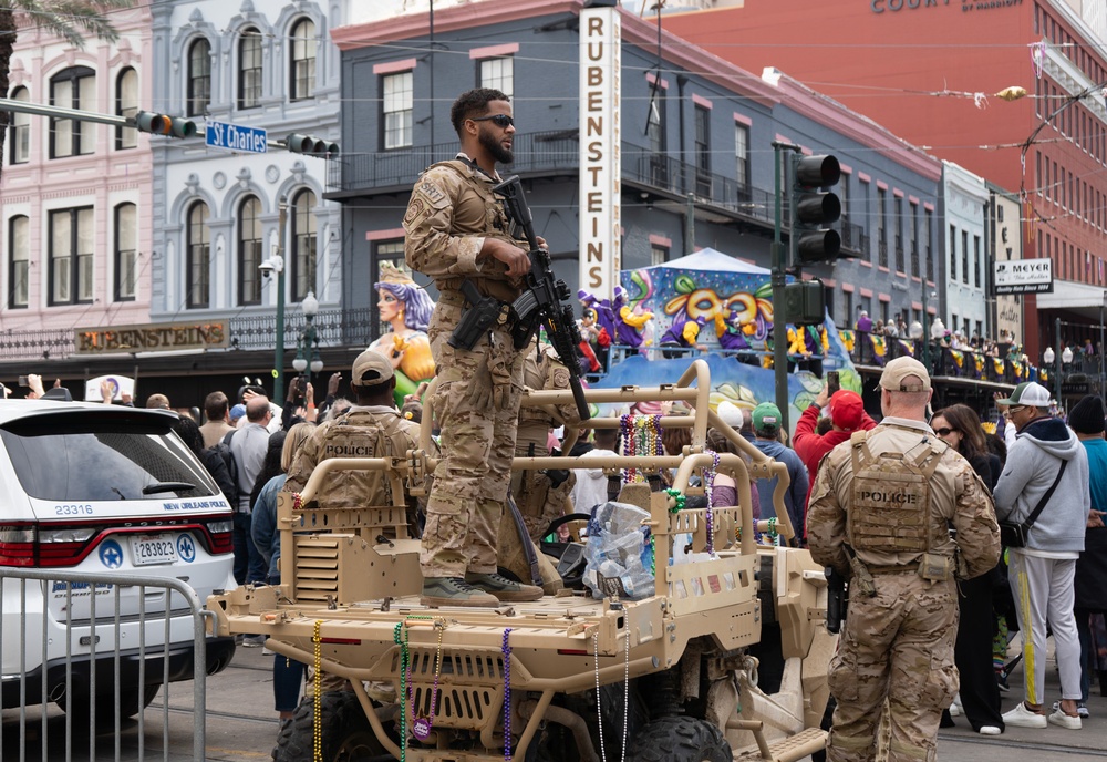 CBP (SRT) Provide Enhance Security at Mardi Gras 2025