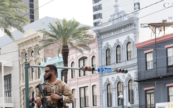 CBP (SRT) Provide Enhance Security at Mardi Gras 2025