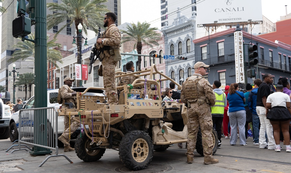 CBP (SRT) Provide Enhance Security at Mardi Gras 2025