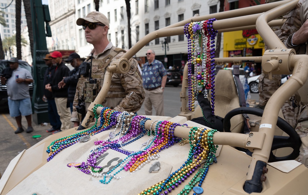 CBP (SRT) Provide Enhance Security at Mardi Gras 2025