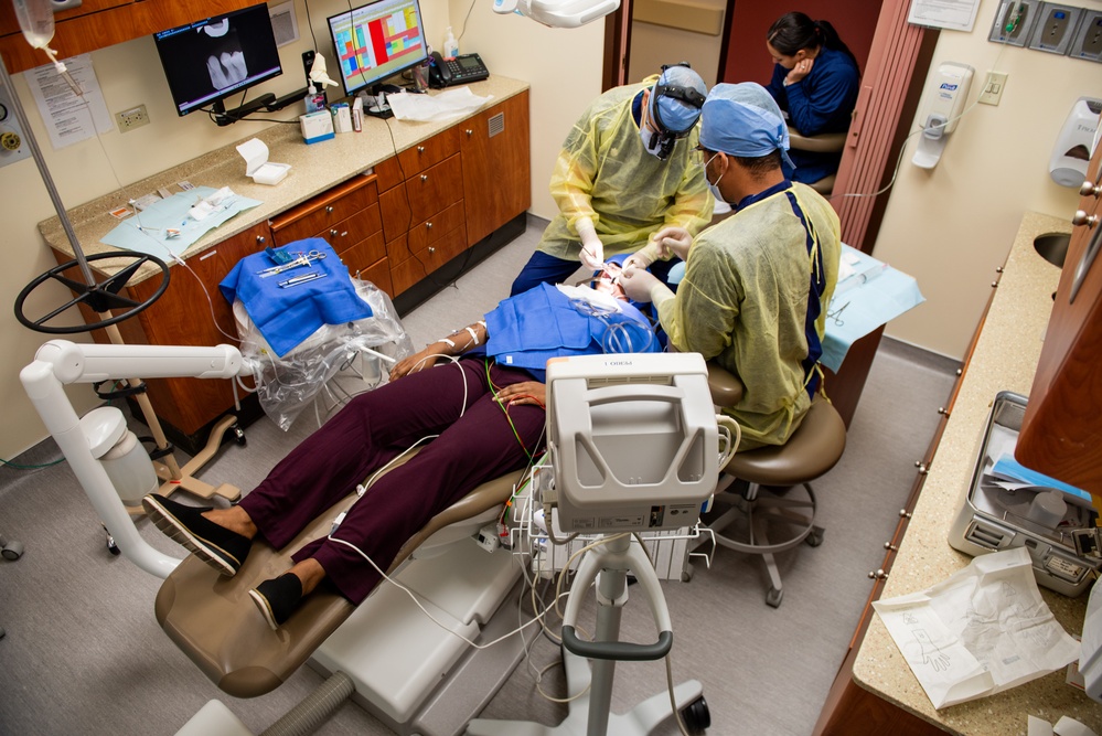 60th DS perform periodontal surgery