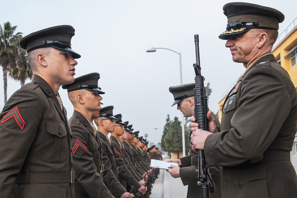 India Company Battalion Commander Inspection