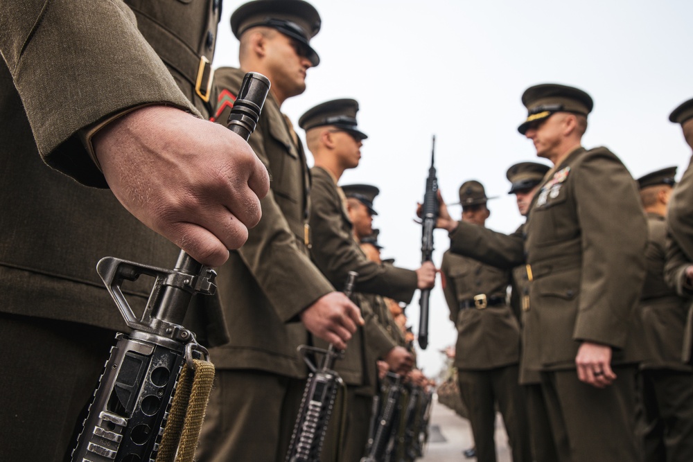 India Company Battalion Commander Inspection