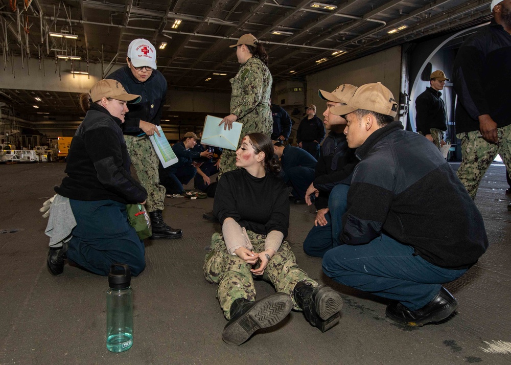 Daily Operations Aboard USS George H.W. Bush (CVN 77)