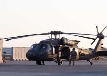 OIR partners conducts Air Assault riding on the Wings of Destiny