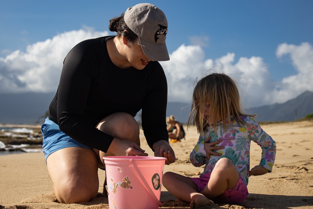 Keeping Our Beaches Beautiful: MCBH community members clean up Fort Hase beach