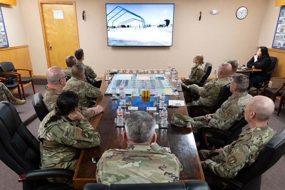 Air Force Installation Contracting Center commander visits 49th Contracting Squadron at Holloman