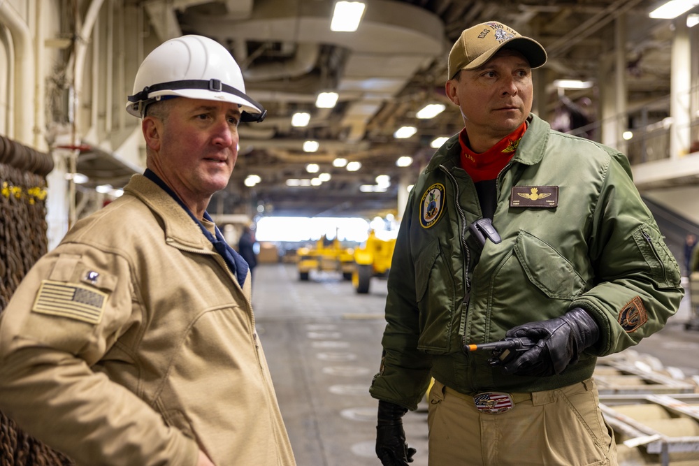 USS Iwo Jima Ammunition Onload