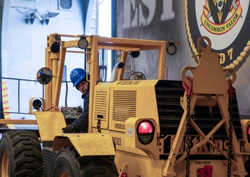 Iwo Jima Sailors Onload Ammo at NWSE