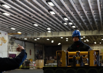 Iwo Jima Sailors Onload Ammo at NWSE